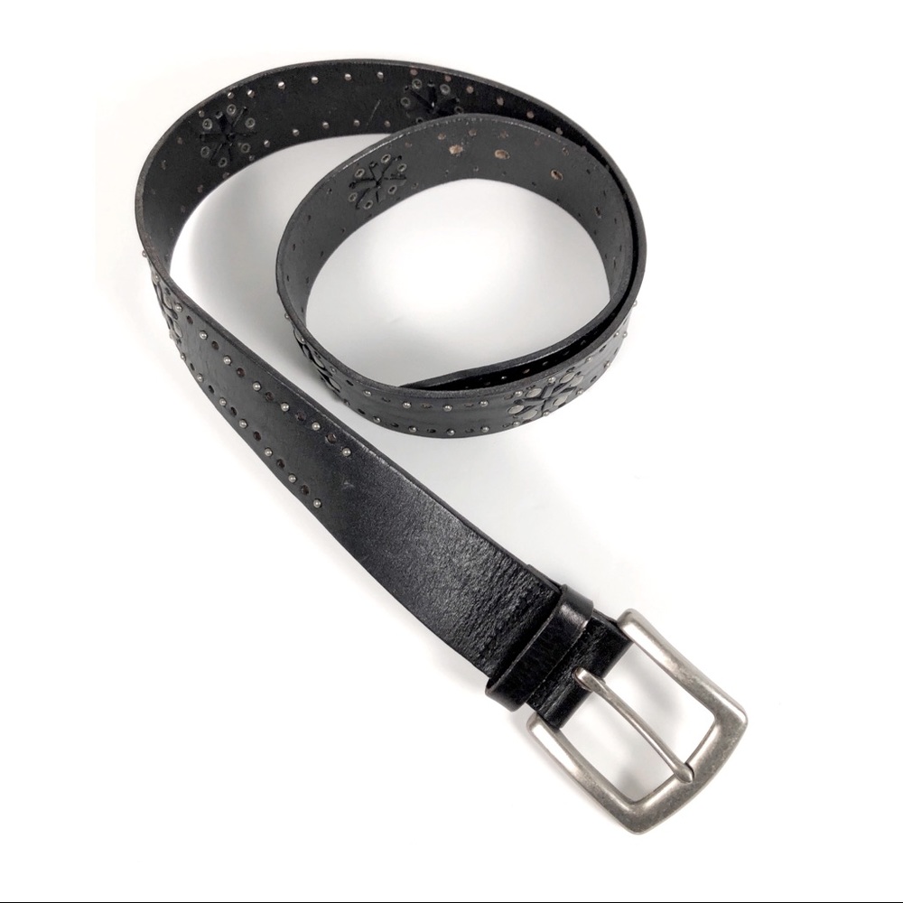 Fossil black leather belt